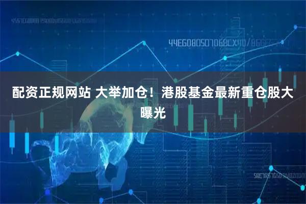 配资正规网站 大举加仓！港股基金最新重仓股大曝光