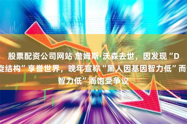 股票配资公司网站 詹姆斯·沃森去世，因发现“DNA双螺旋结构”享誉世界，晚年宣称“黑人因基因智力低”而饱受争议